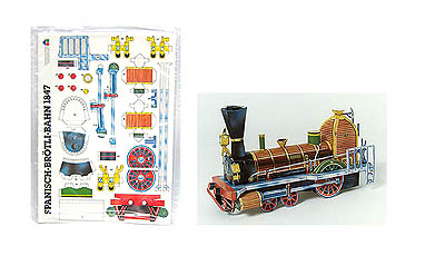 Modellbogen Lokomotive "Limmat"